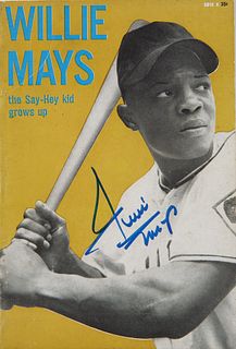 [WILLIE MAYS] SAAL, WILLIE MAYS THE SAY-HEY KID GROWS UP, 1960