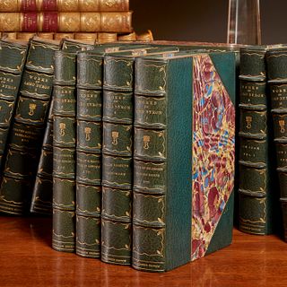 (16) Vols, Works of Lord Byron, fine binding, 1900