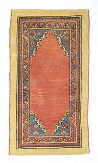 Antique Bakshayesh Rug, 2’9” x 5’1” (0.84 x 1.55 M)
