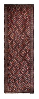 Antique Yamud Long Rug, 5’4” x 15’6” (1.63 x 4.72 M)