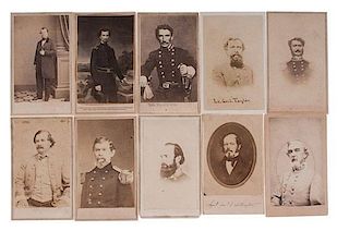 CDV Collection of Confederate Generals 