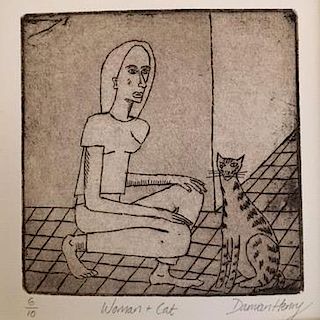 Damian Henry, Woman + Cat