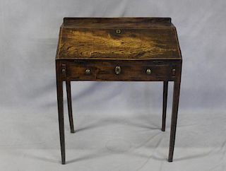 18th Century Mahogany Slant Front Desk.