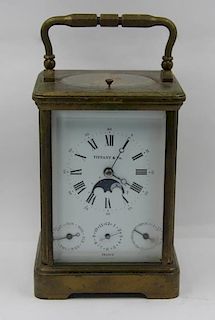 Tiffany & Co. Regulator Repeater Carriage Clock.