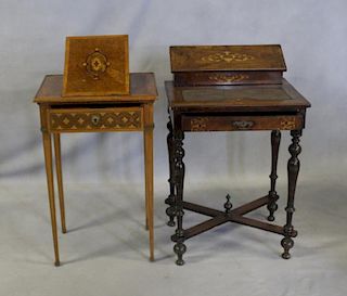 Lot of 2 Petite Antique French Writing Desks.