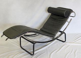 Midcentury Le Corbusier LC4 Style Lounge Chair.