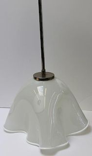 Modern Ribbon Shade Italian Pendant Lamp.