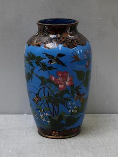 Antique Asian Cloisonne Vase.