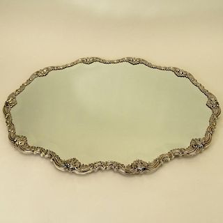 Camusso Sterling Silver Mounted Plateau Or Mirror