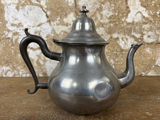 Massachusetts Pewter Teapot