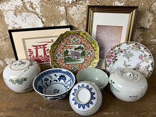 Chinese Porcelain and Prints