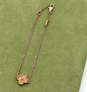 Van Cleef & Arpels Sweet Alhambra 1 Motif 18K Rose Gold Bracelet