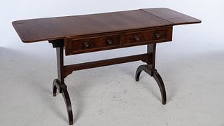 Regency Mahogany Sofa Table, 19th Century