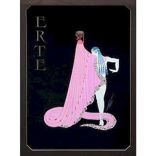 after: Erte, French (1892-1990) Serigraph, "Salome's Slave"