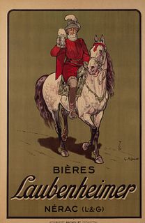 Georges Ripart, Bieres Laubenheimer, Poster, c. 1905