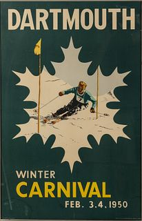 Vintage Dartmouth Winter Carnival Poster