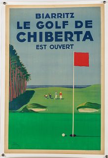 Jack Maxwell, Biarritz le Golf de Chiberta, c. 1948