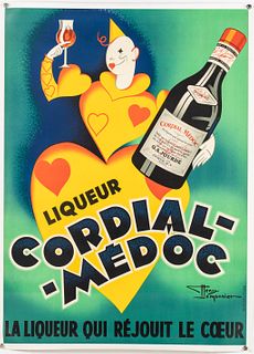 Henry Lemonnier (1893-1978), Liqueur Cordial Medoc