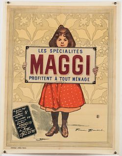 Firmin Bouisset, Les Specialites Maggi French Poster