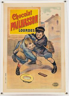 Vintage French Chocolat Poster