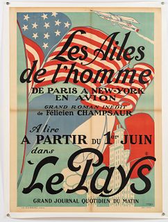 Pierre A. Vincent, Les Ailes de L'Homme, Poster