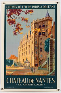 Commarmond (1897-1983), Chateau de Nantes, Poster