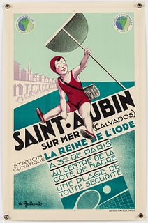 Andre Galland, Saint Aubin Travel Poster, c. 1930