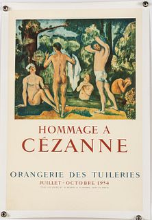 Cezanne Orangerie des Tuileries Exhibition Poster