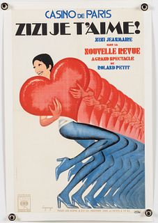 Pierre Lagarrigue, Paris Casino Poster, c. 1935