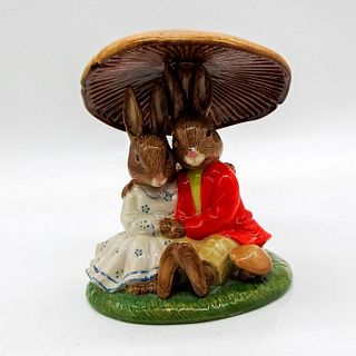 Cuddling Under the Mushroom - Royal Doulton Bunnykins