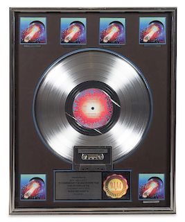 A Journey: Escape RIAA Certified 6x Platinum Presentation Album 21 x 17 inches.