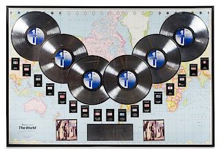 A Richard Marx: Repeat Offender 6 Million Copies Sold Worldwide Presentation Album 33 x 49 inches.