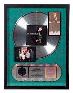 An Alicia Keys: Songs in A Minor RIAA Certified 5x Platinum Presentation Album Height 21 x 16 inches.