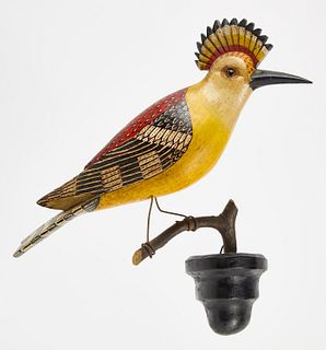 Large Folk Art Woodpecker