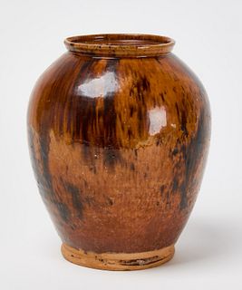 Bristol Redware Jar