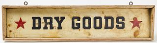Dry Goods Trade Sign