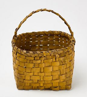 Large Yellow Basket