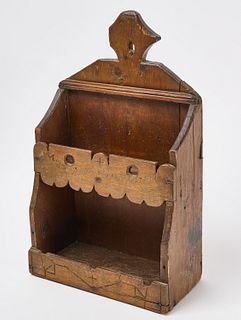 Early Carved Wall Box