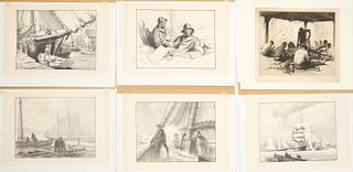 Gordan Grant - Six Maritime Prints