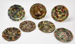 Seven Whieldon Glazed Plates