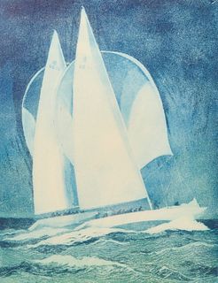 Yngve Edward Soderberg - Sailboat Print