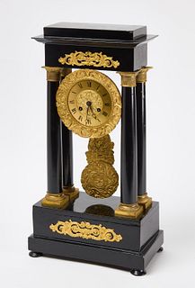 Gilded French Clock