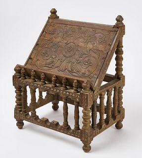 Early Carved Book Stand