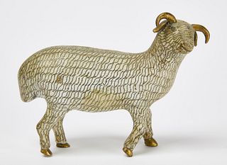 Chinese Cloisonne Goat