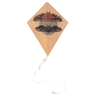 FRANCISCO TOLEDO, Murciélagos, papalote, Sin firma Estencil sobre papel hecho a mano, folio 001946, 50 x 39 cm