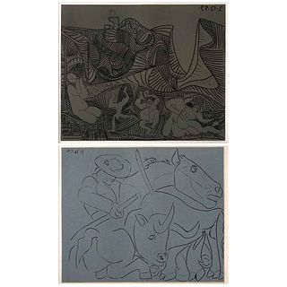 PABLO PICASSO, De la carpeta Pablo Picasso - Grabados al Linóleo, 1963, Sin firma, Fechados, Linoleograbados S/N, 27 x 32 cm, psz: 2