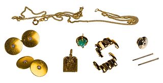 18k Yellow Gold Jewelry Assortment