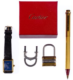 Cartier 'must de Cartier' Tank Wristwatch