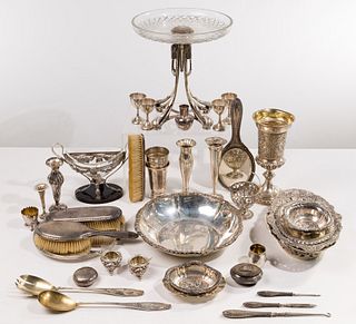 European Silver Object Assortment
