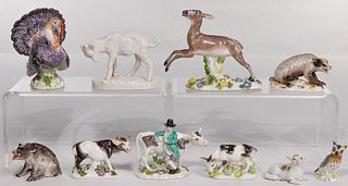 Meissen Animal Figurine Assortment